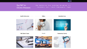 ‘Say “No” to Chronic Diseases’ website