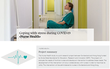 'Nurse Health’ webpage – Voices of nurses in Switzerland and Hong Kong during the COVID-19 pandemic