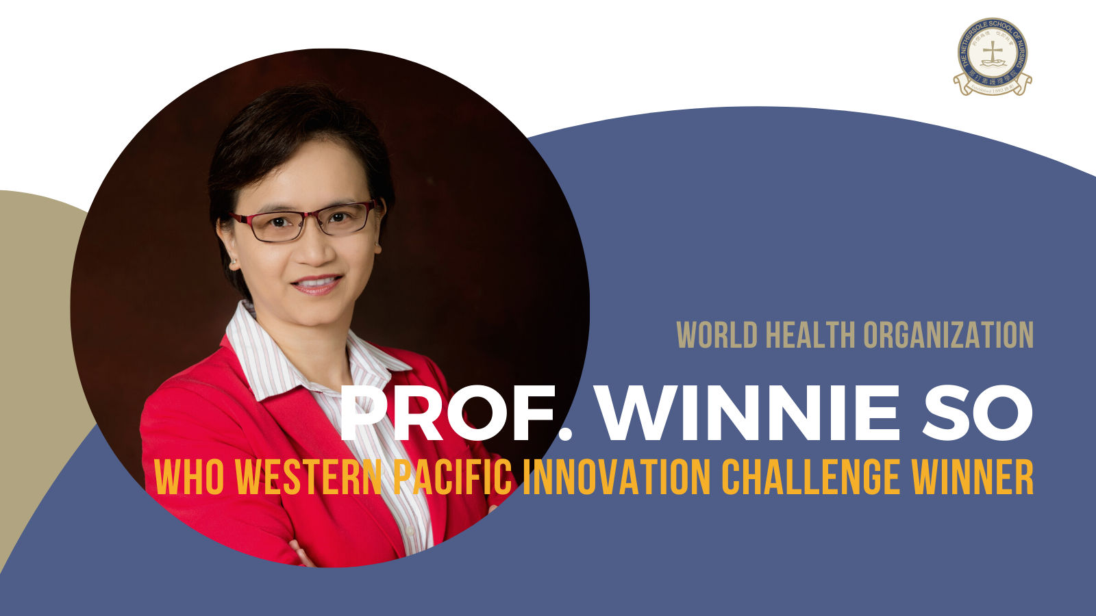 Professor Winnie So being selected as one of the awardees of the WHO Western Pacific Innovation Challenge