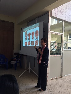 苏帼慧教授为尼泊尔Zonal Hospital医护人员发表有关子宫颈癌筛查的演讲